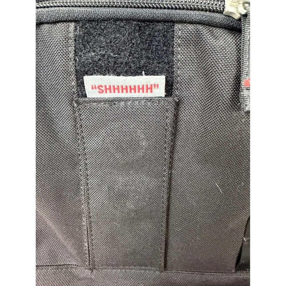 Rickshaw Bagworks Messenger Bag M‎ Black Grey Herringbone Laptop Commuter Bag